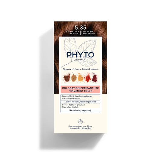 Phytocolor coloração permanente Shade 5.35 Chocolate Light Brown