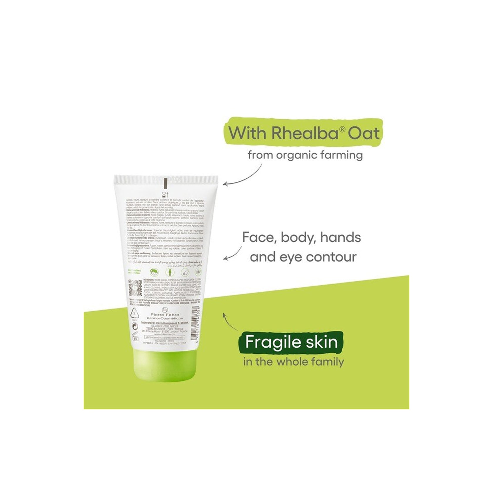 A-Derma Hydrating Universal Creme 150ml (5.07fl oz)