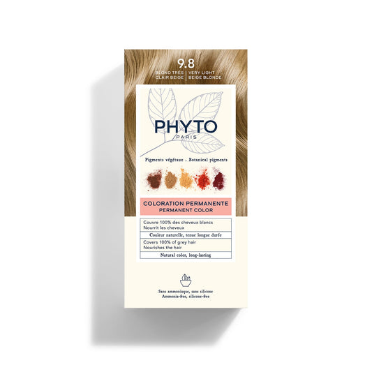 Phytocolor coloração permanente Shade 9.8 Very Light Beige Blonde