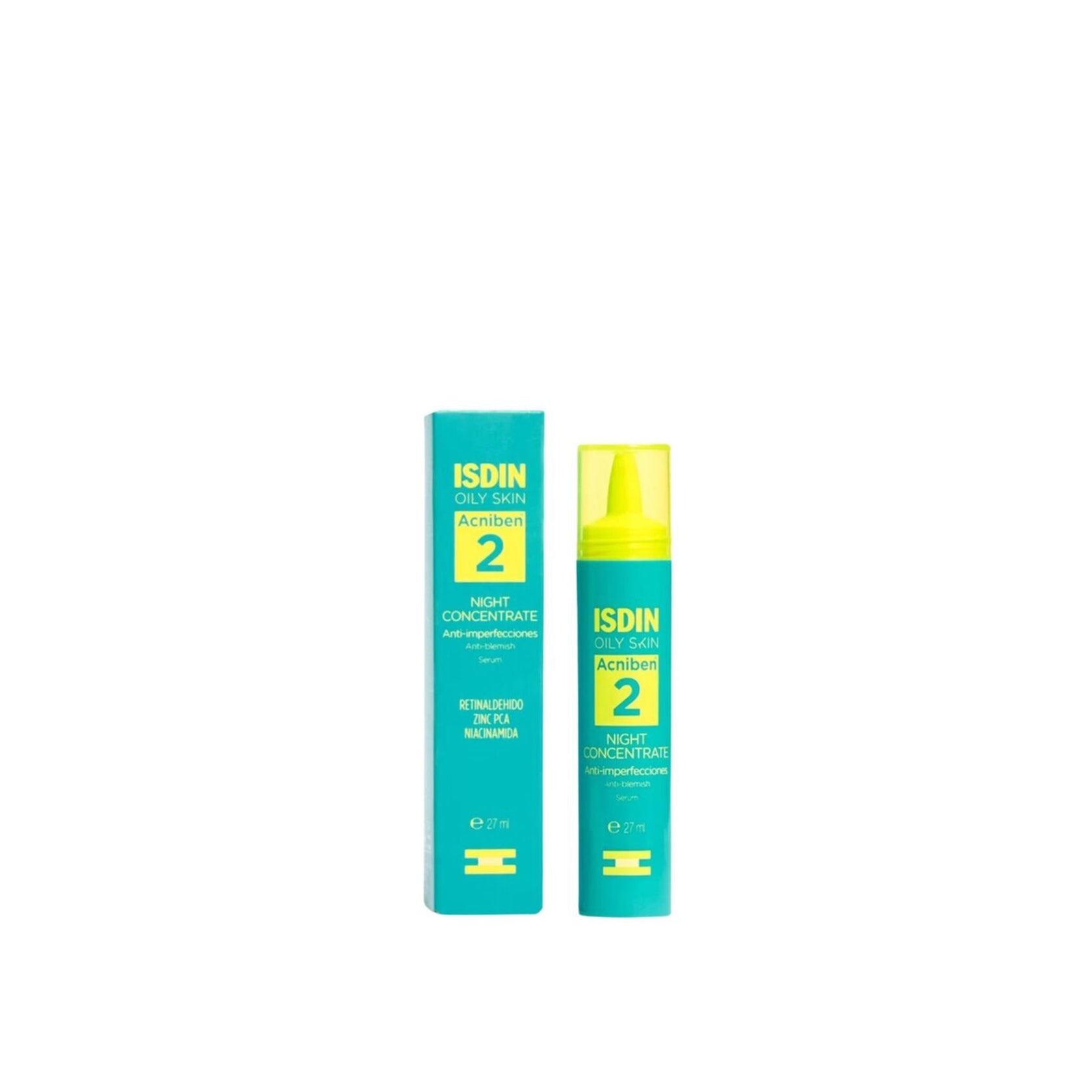 ISDIN Oily Skin Acniben 2 Night Concentrate Anti-Blemish Sérum 27ml