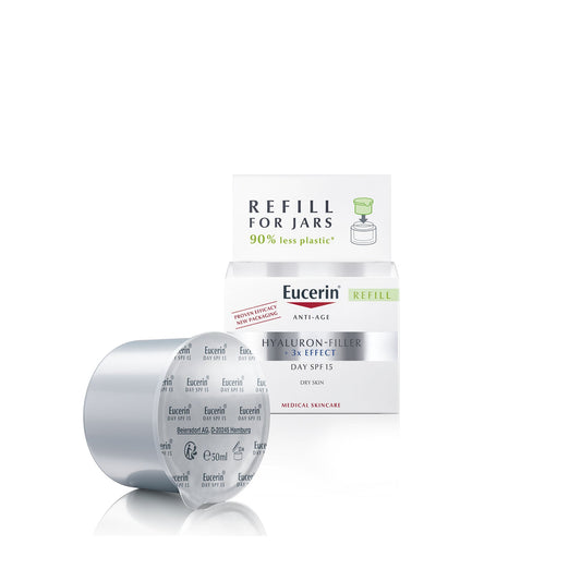 Eucerin Hyaluron-Filler 3x Effect creme de dia Dry Skin Refill SPF15 50ml (1.69floz)