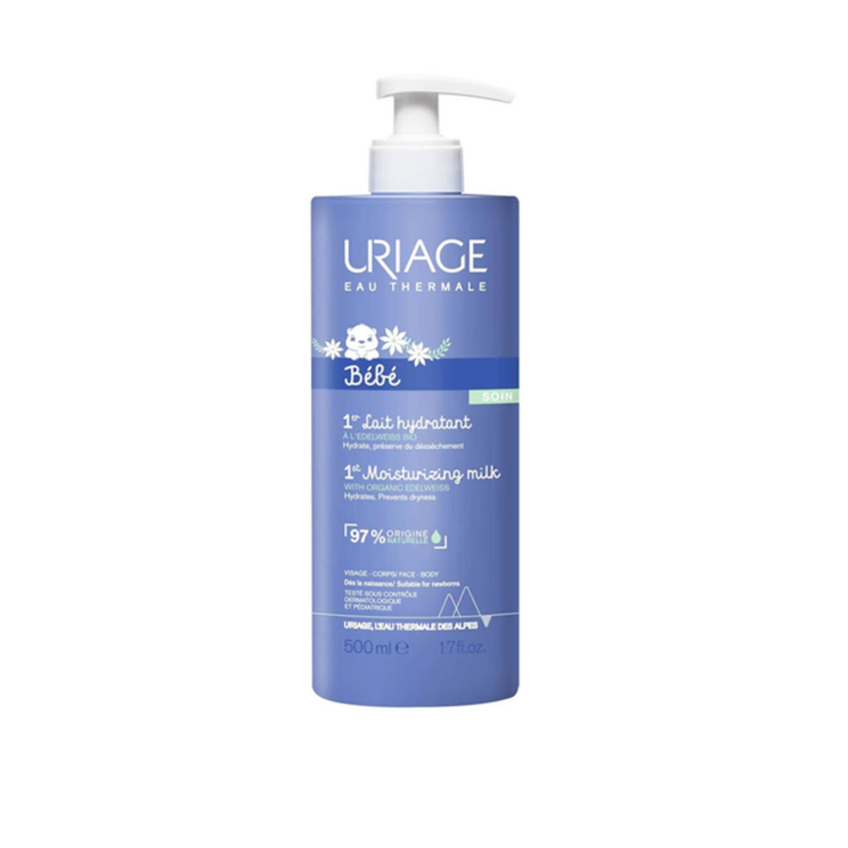 Uriage Baby 1st Moisturizing Milk 500ml (16.91fl oz)