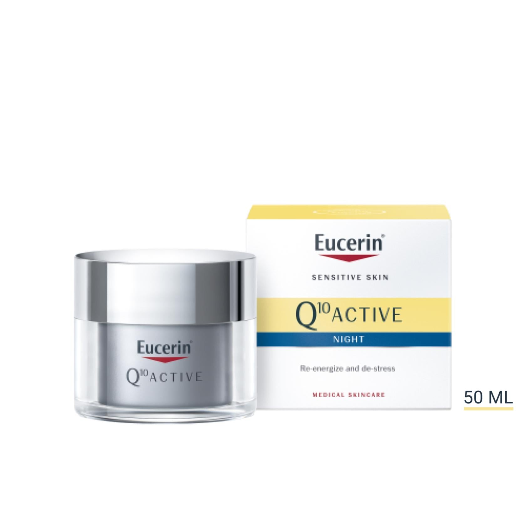 Eucerin Q10 Active Anti-Wrinkle creme de noite 50ml