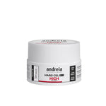 Andreia Gel Duro 2 En 1 Alta Viscosidad Suave Blanco 44 gr