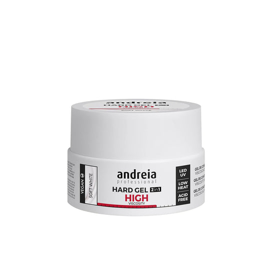Andreia Hard Gel 2 In 1 High Viscosity Soft White 44 gr