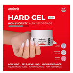 Andreia Gel Duro 2 En 1 Alta Viscosidad Suave Blanco 44 gr