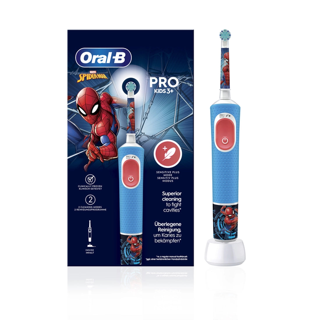 Oral-B Vitality Pro Kids 3+ Cepillo de dientes eléctrico Spider Man