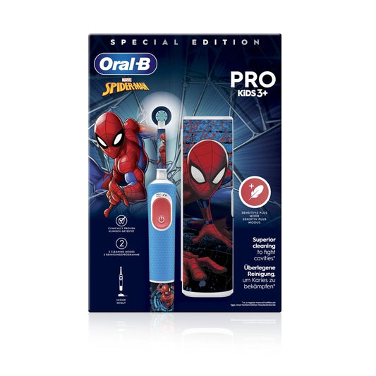 Oral-B Escova Elétrica Vitality Pro Kids 3+ Spider Man