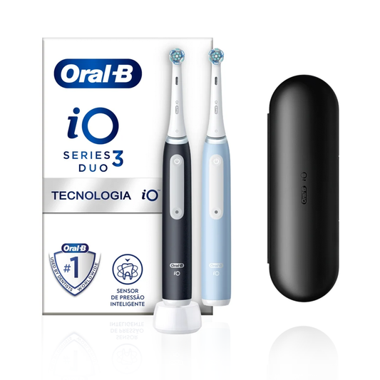 Oral-B Escova Elétrica iO3 Duo Preta/Azul
