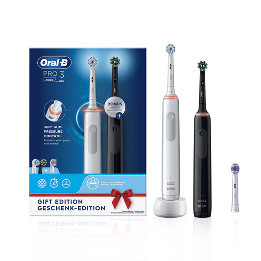 Oral-B Escova Elétrica Pro3 Duo Preta/Branca