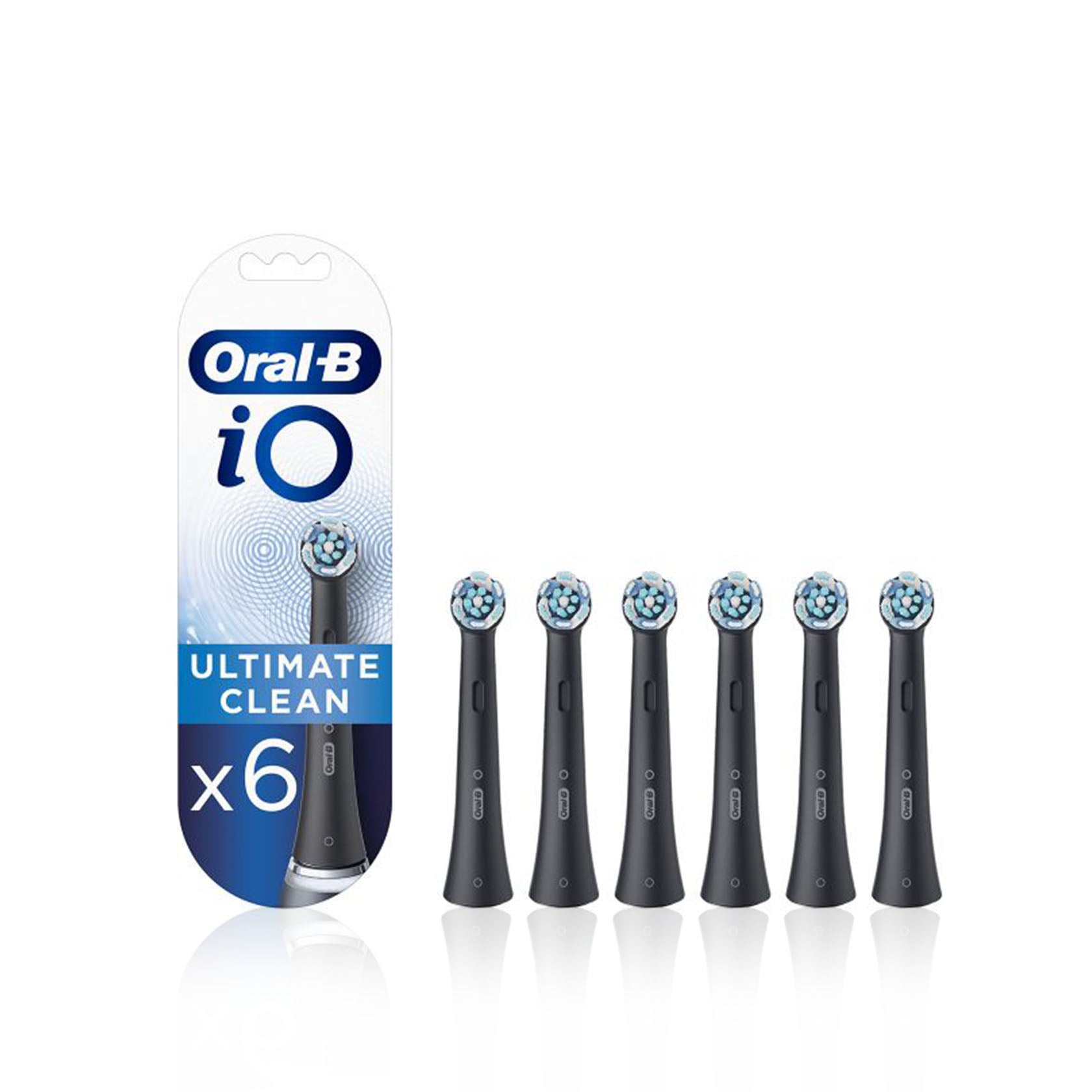 Oral-B iO Ultimate Clean Black Recambio 6 unidades