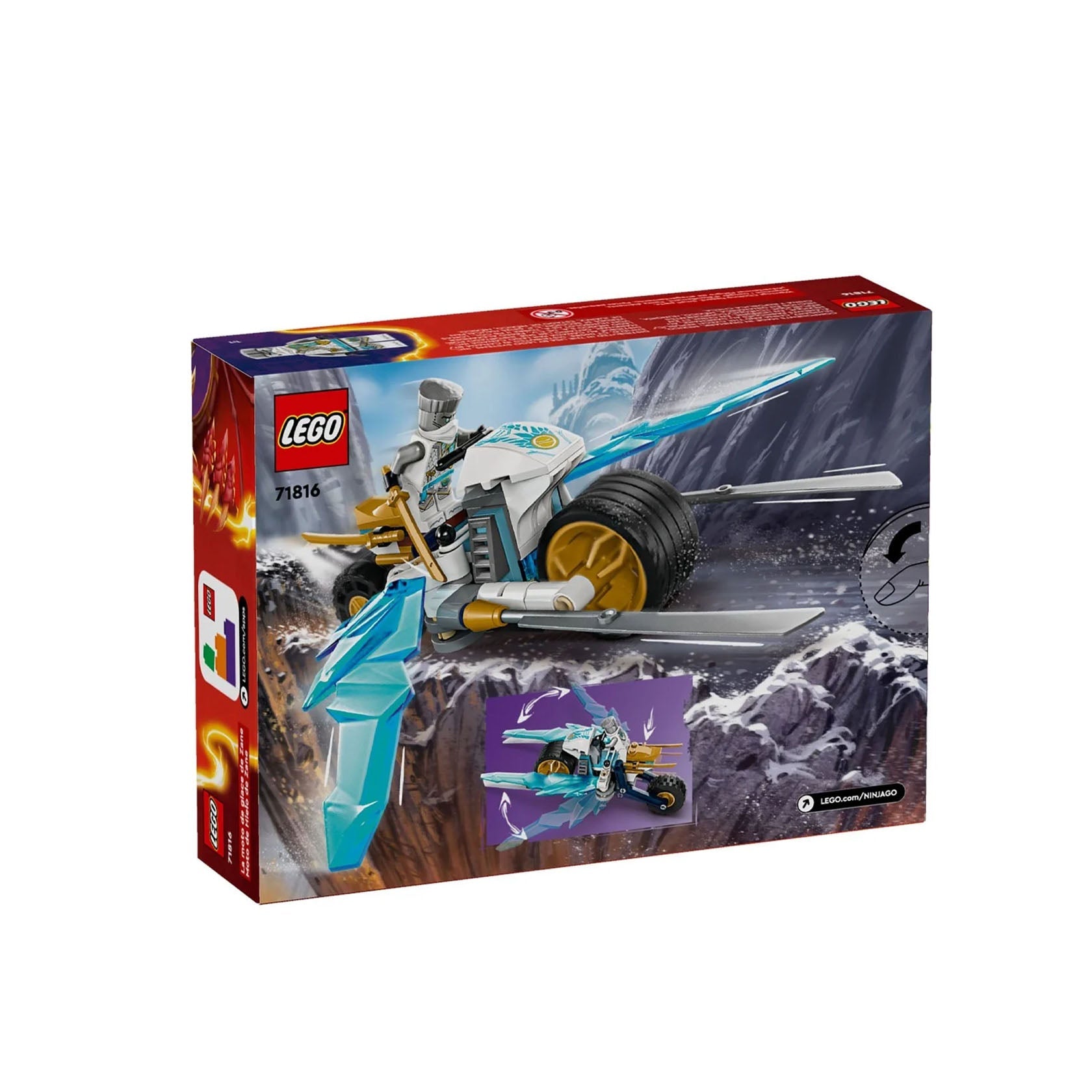 Lego Ninjago Bicicleta de Gelo do Zane - 71816