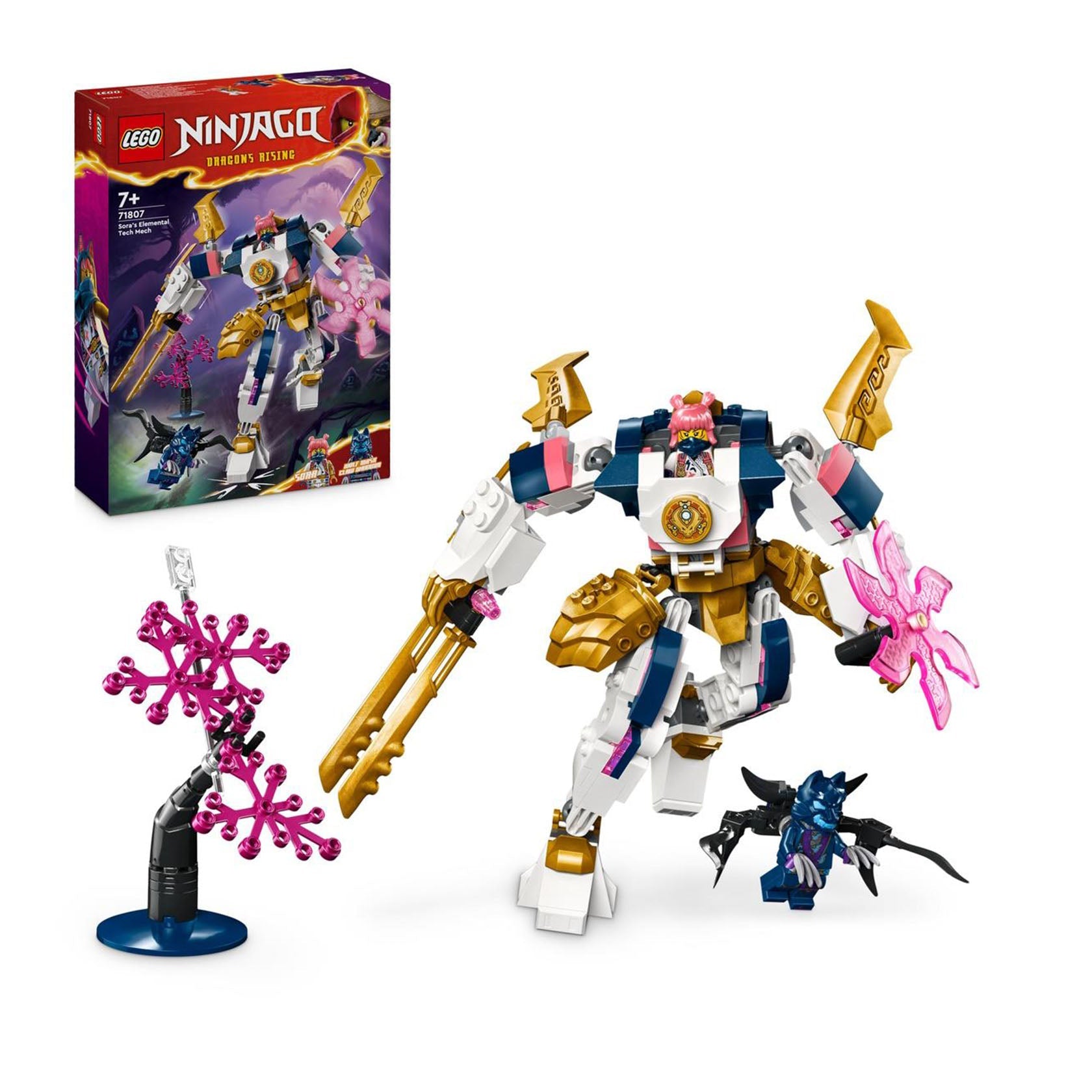 Lego Ninjago Robô Tecnológico Elemental Sora - 71807