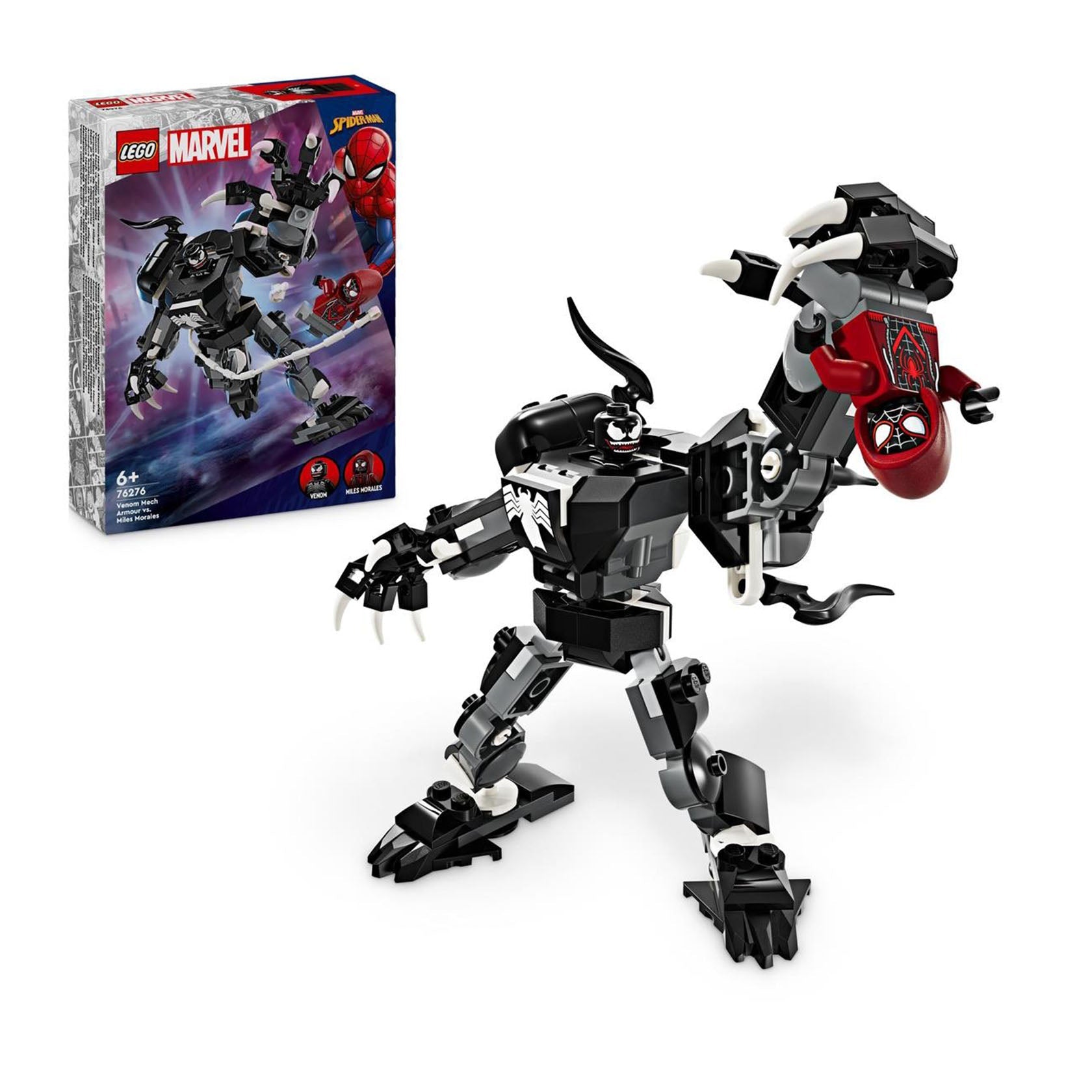 Lego Super Heroes Armadura Mech Venom Vs. Miles Morales - 76276