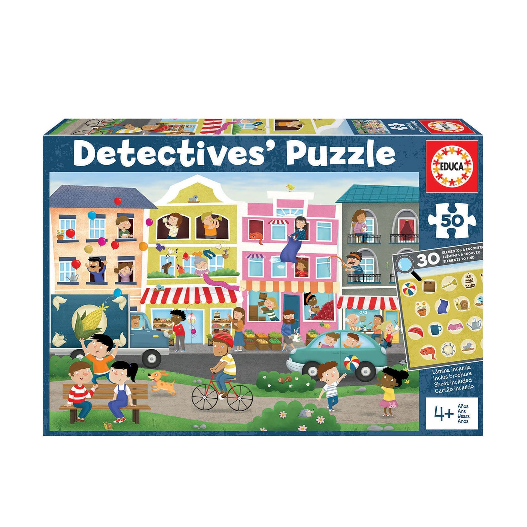 Educa Detectives Cidade Puzzle 50 Peças