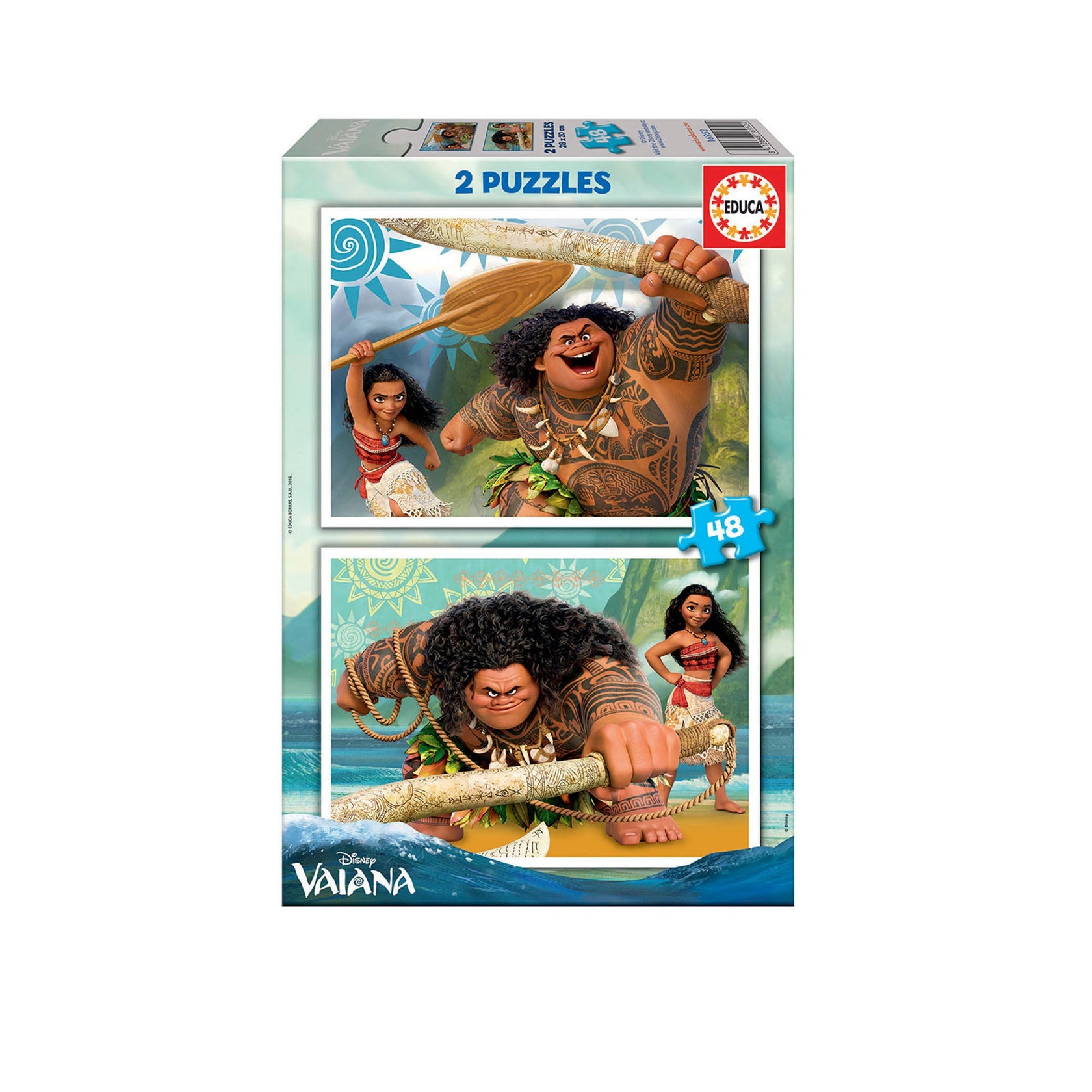 Educa Vaiana Puzzles 2 x 48 Peças