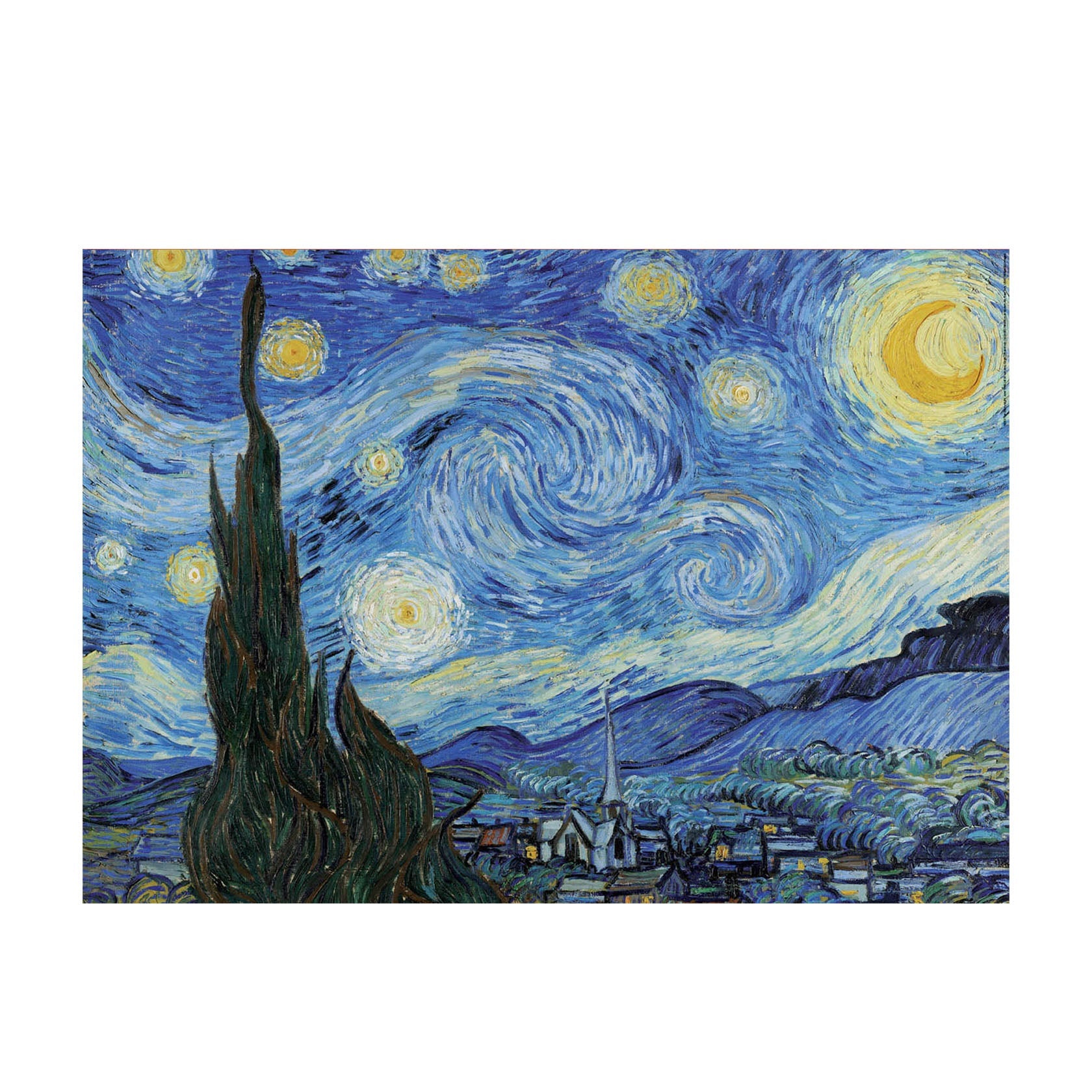 Educa A Noite Estrelada, Vincent Van Gogh Puzzle 1000 Peças