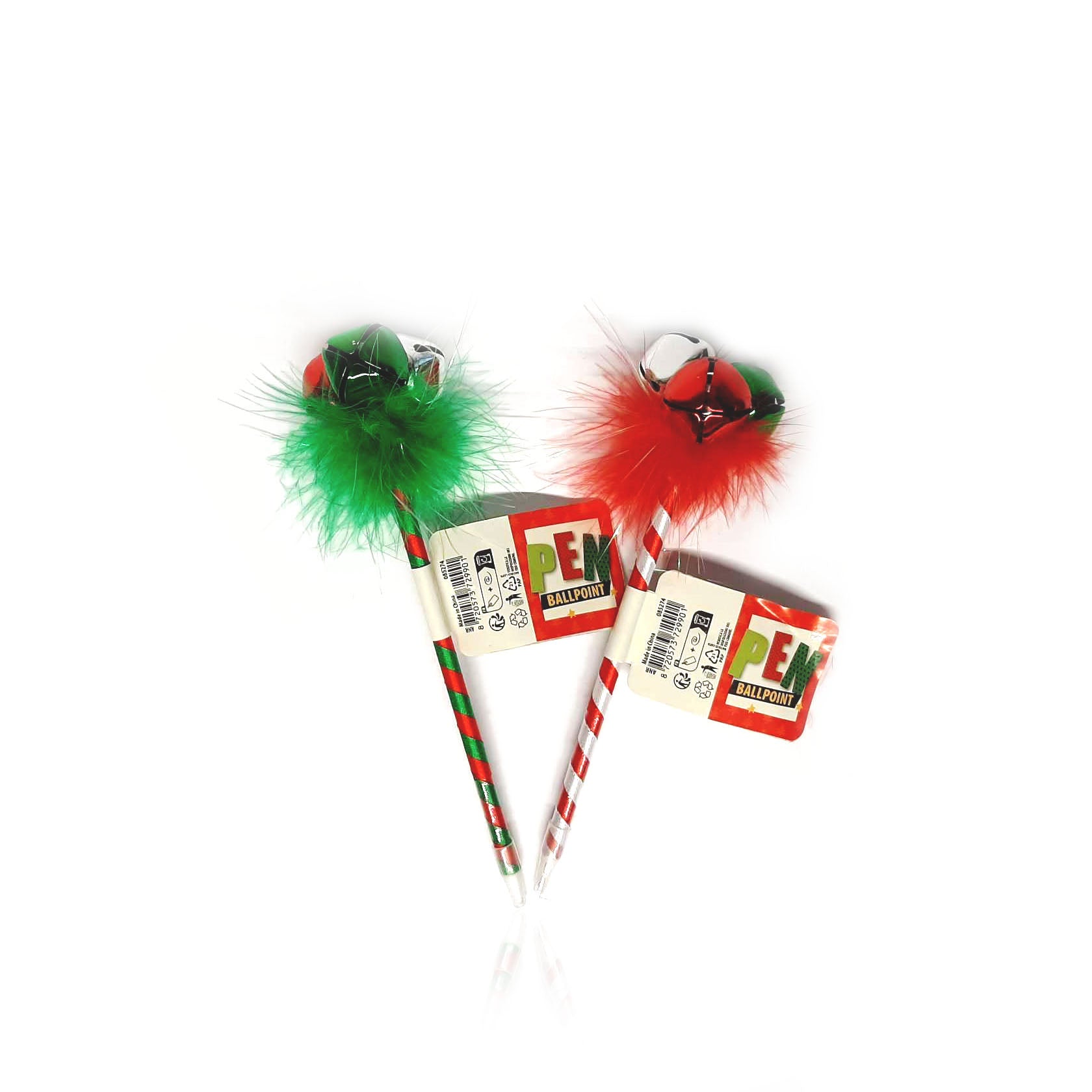 Caneta com Guizos Design Natal 23 cm