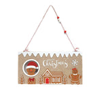 Placa Feltro para Porta Natal 30 cm