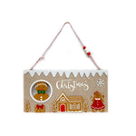 Placa Feltro para Porta Natal 30 cm