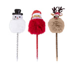 Caneta Pompom Natal