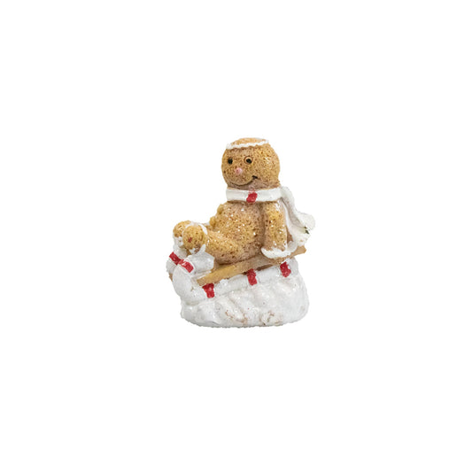 Decoração Natal Boneco Cerâmica