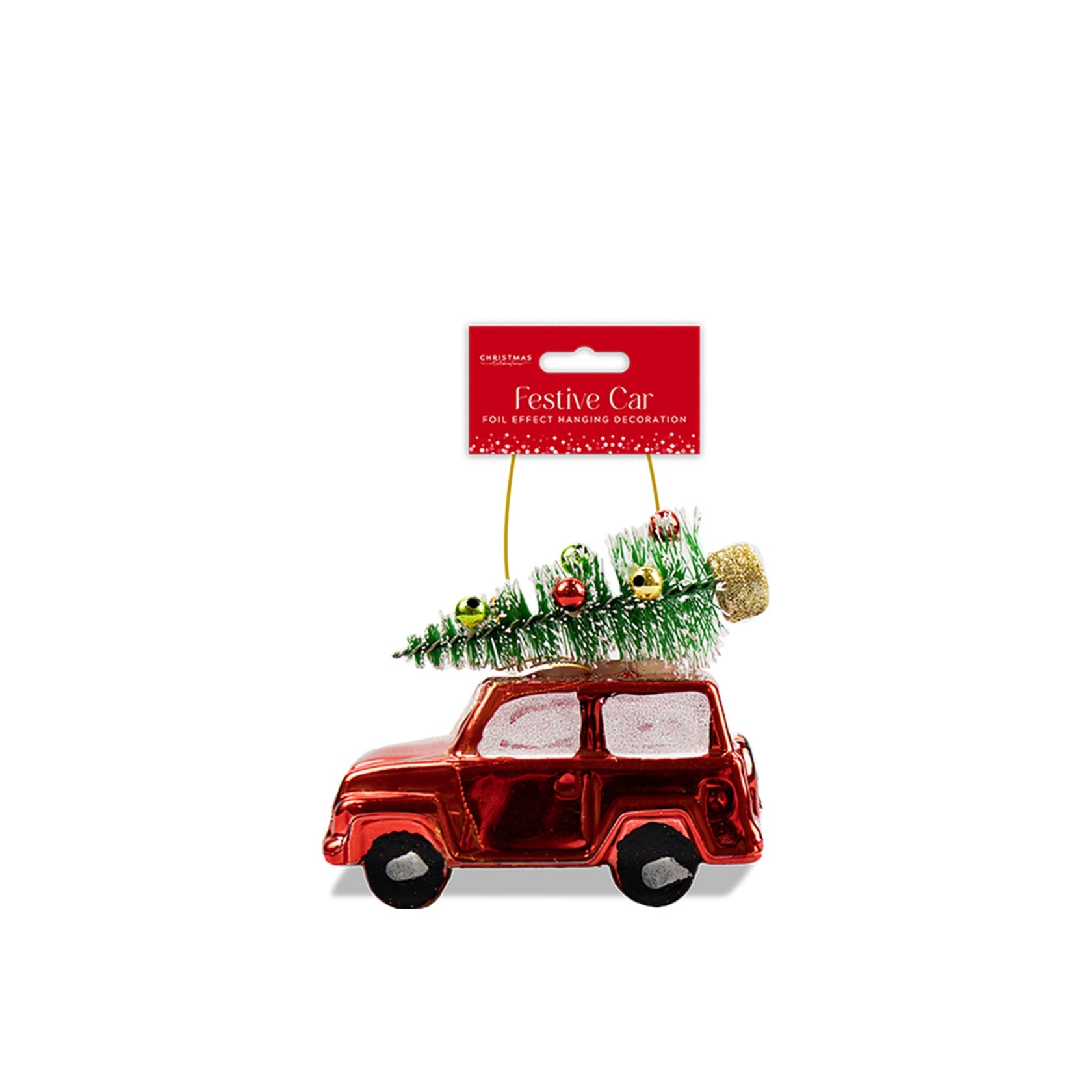 Decoração Natal Carro com Árvore