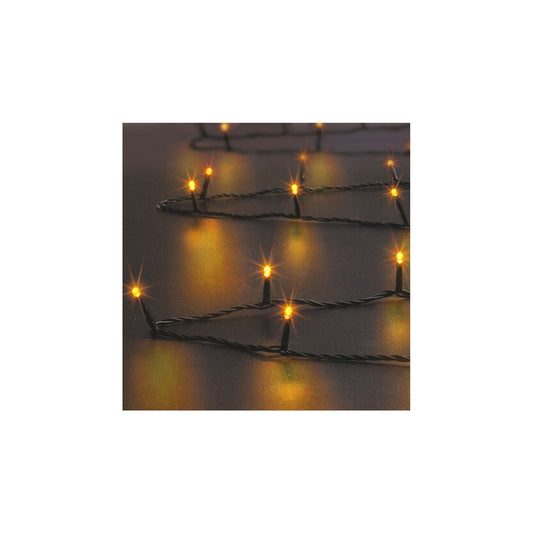 HKH Luzes de Natal Branco Quente para Exterior 8 Funções 80 LED 8 m