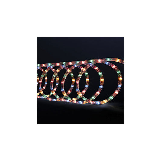 HKH Luzes de Natal Coloridas para Exterior em Tubo 8 Funções 180 LED 10 m
