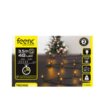 HKH Luces de Navidad Blanco Cálido para Exterior 8 Funciones 48 LED 3.5 m