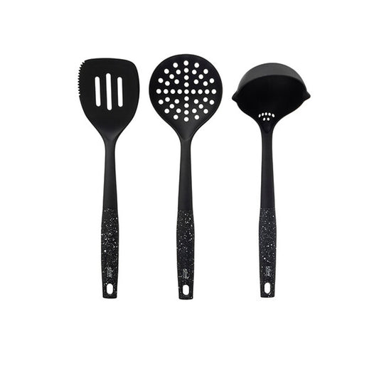 HKH Conjunto 3 Utensílios Cozinha Preto