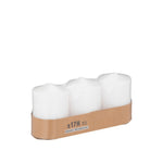HKH Conjunto 3 Velas Redondas Brancas