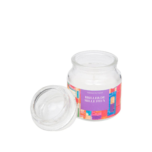 HKH Vela Perfumada Frésia Copo e Tampa Vidro