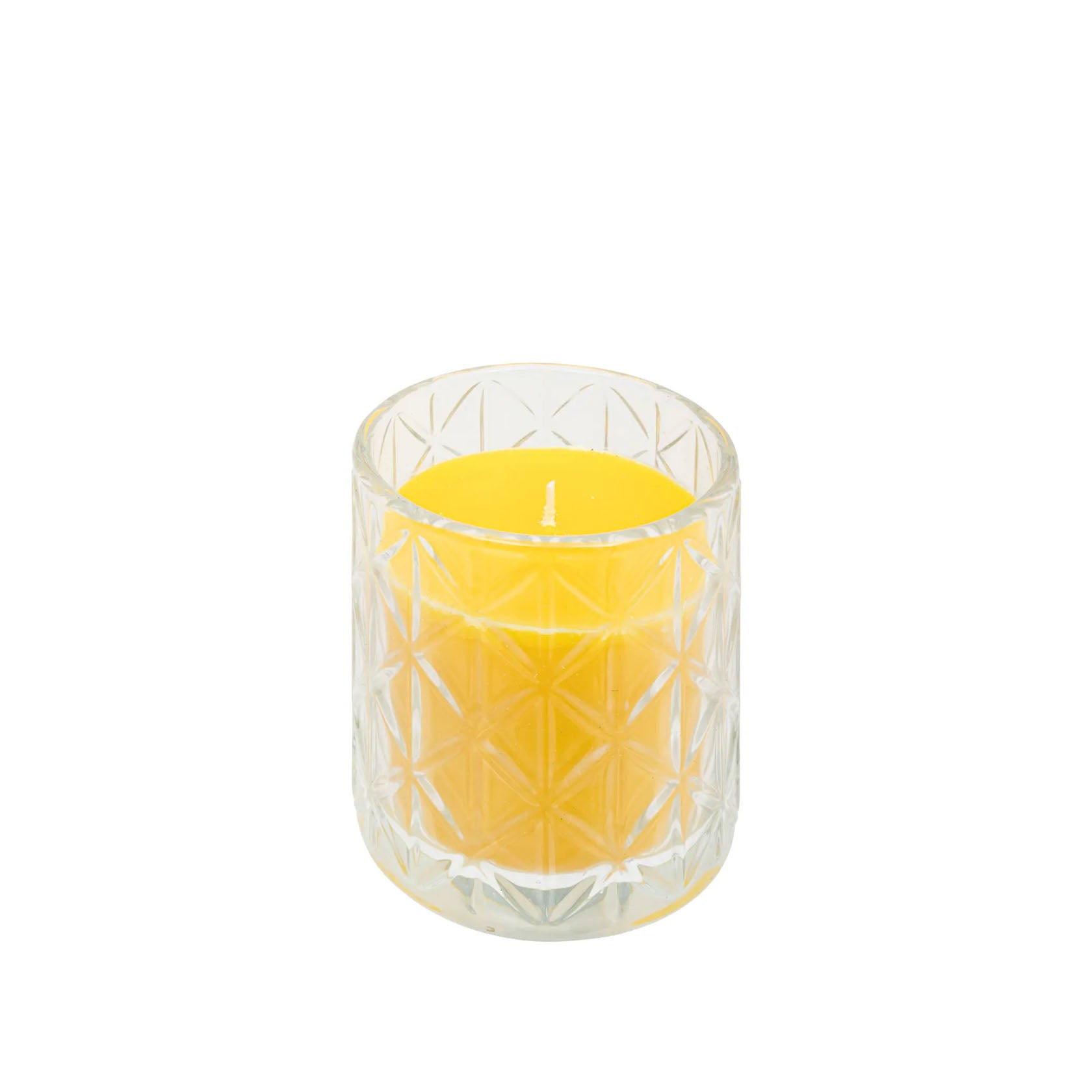 HKH Citronella Vela Vaso De Vidrio Tapa De Corcho