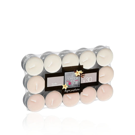 HKH Conjunto 30 Tealights Perfumados Baunilha