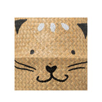 HKH Cesto Decorativo Infantil em Palha Gato