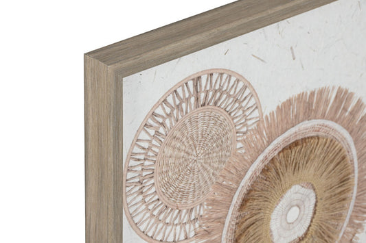 HKH Quadro Rafia Boho 3D