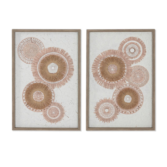 HKH Quadro Rafia Boho 3D