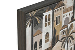 HKH Quadro Tecido Tela Casas