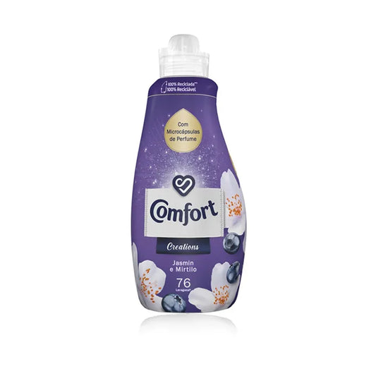 Comfort Amaciador Roupa Creations Jasmim & Mirtilo 76 Doses 1.37 L