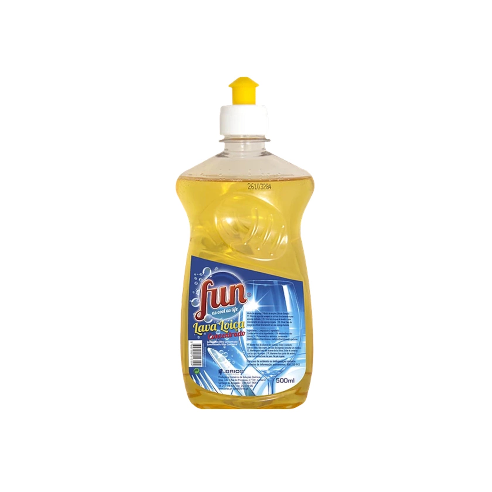 Fun Detergente Loiça Manual Concentrado Limão 500 ml — embalagem