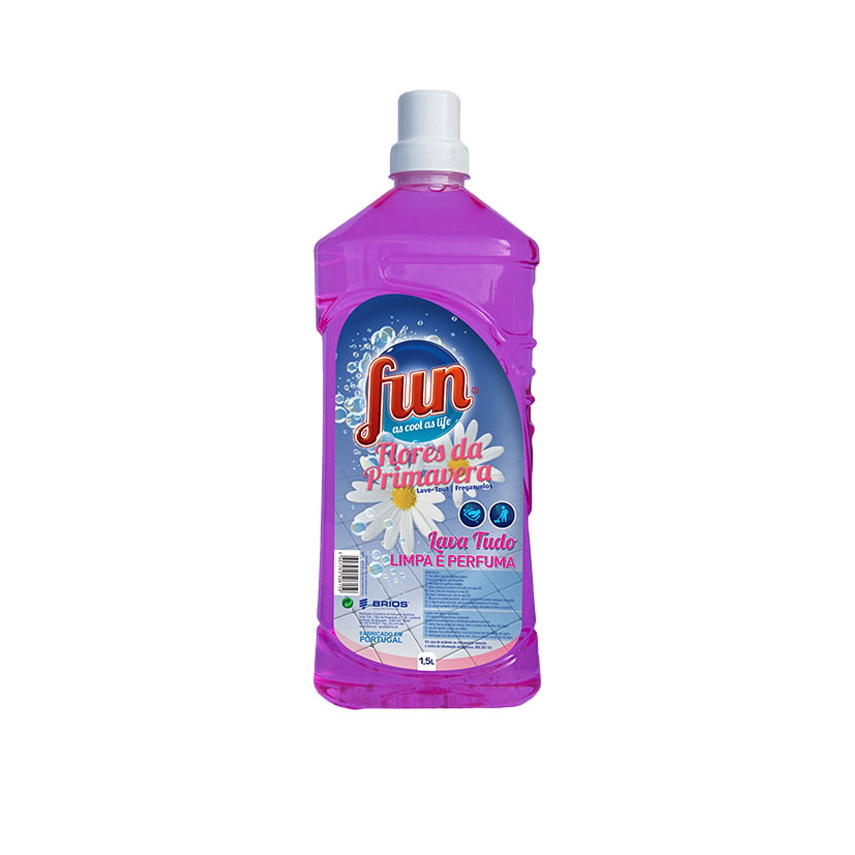 Fun Lava Tudo Flores da Primavera 1,5 L — embalagem