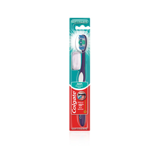 Colgate Escova de Dentes 360 Suave 1 un — embalagem