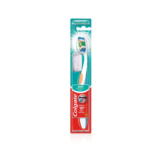 Colgate Escova de Dentes 360 Média 1 un — embalagem