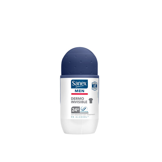 Sanex Men Deo Roll-On Dermo Invisible 50 ml — embalagem