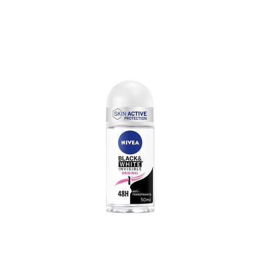 Nivea Desodorizante Roll-on Invisible for Black & White 50 ml