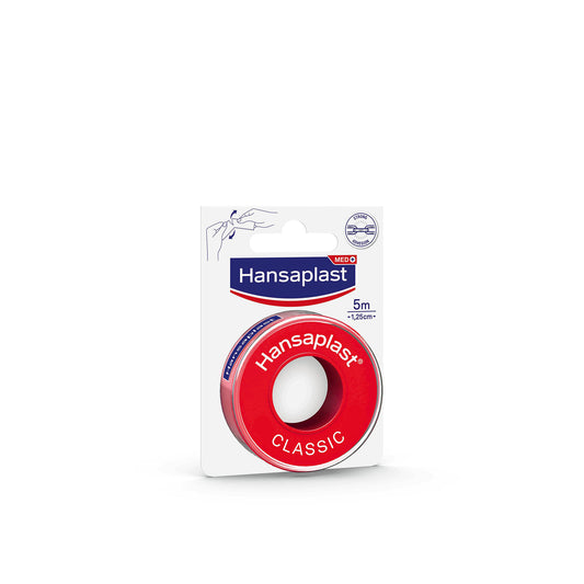 Hansaplast Fita Adesiva Clássica 5 m x 1.25 cm — embalagem