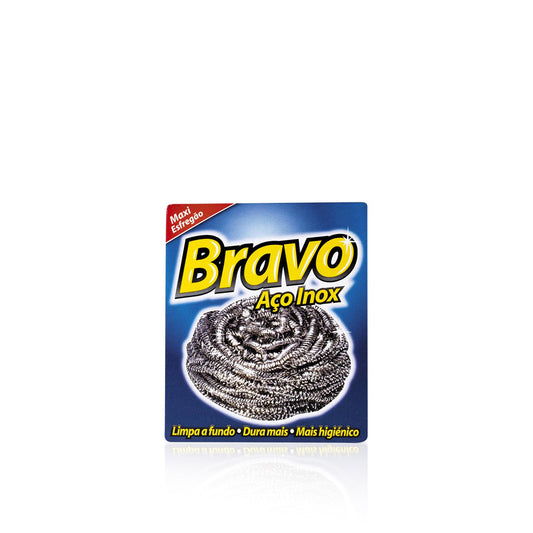 Bravo Esfregão Aço Inox (17% Grátis) 1 un — embalagem