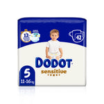 Dodot Sensitive Fraldas T5 11-16 kg 42 un