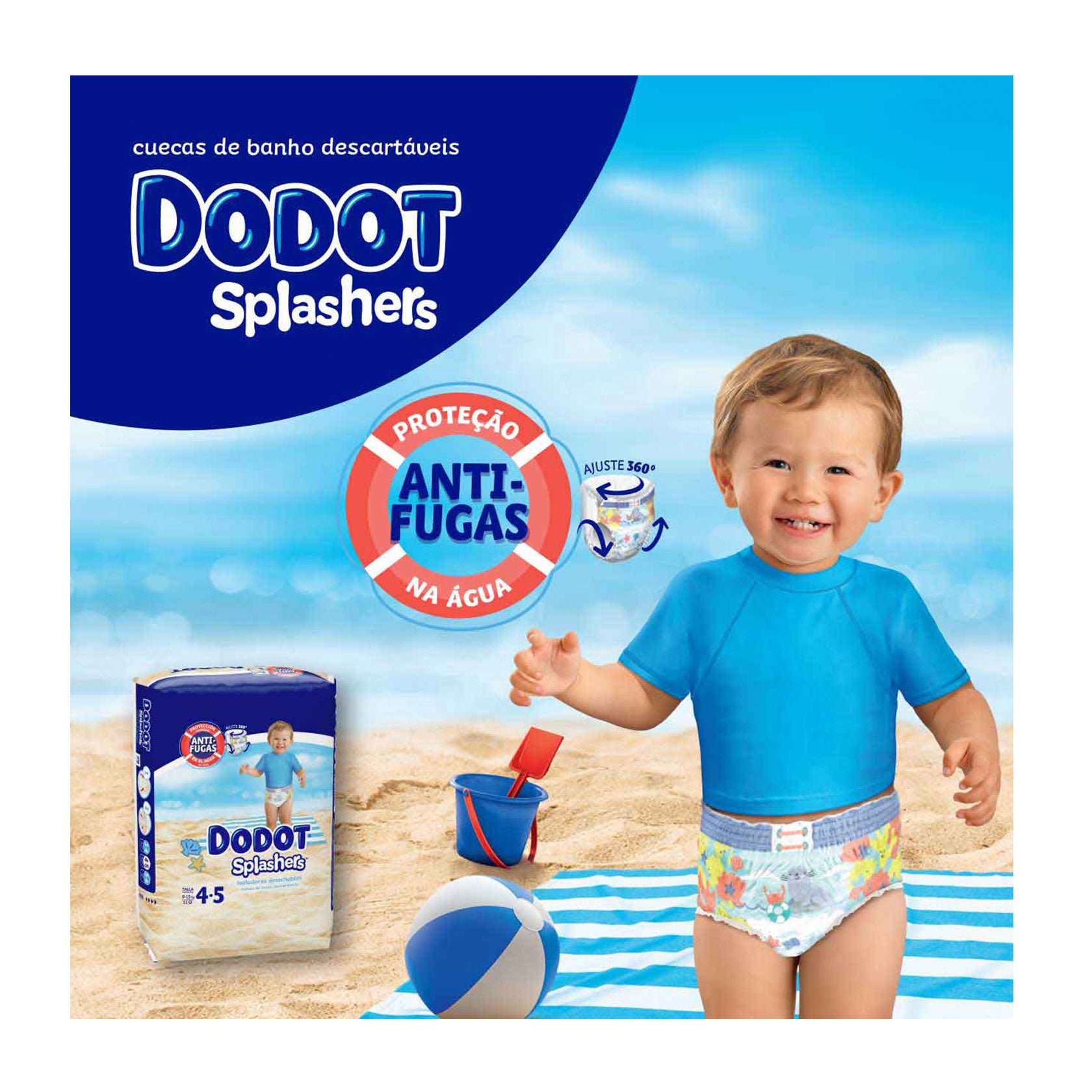 Dodot Splashers T3 (6-11 kg) 12 unidades